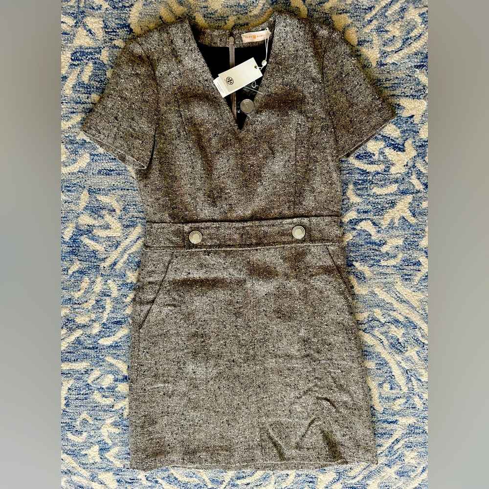 Wow gorgeous Tory Burch tweed dress